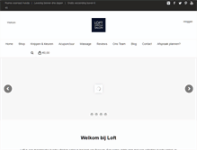 Tablet Screenshot of lofthair.nl